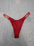 Majtki Victoria’s Secret M burgundowe stringi