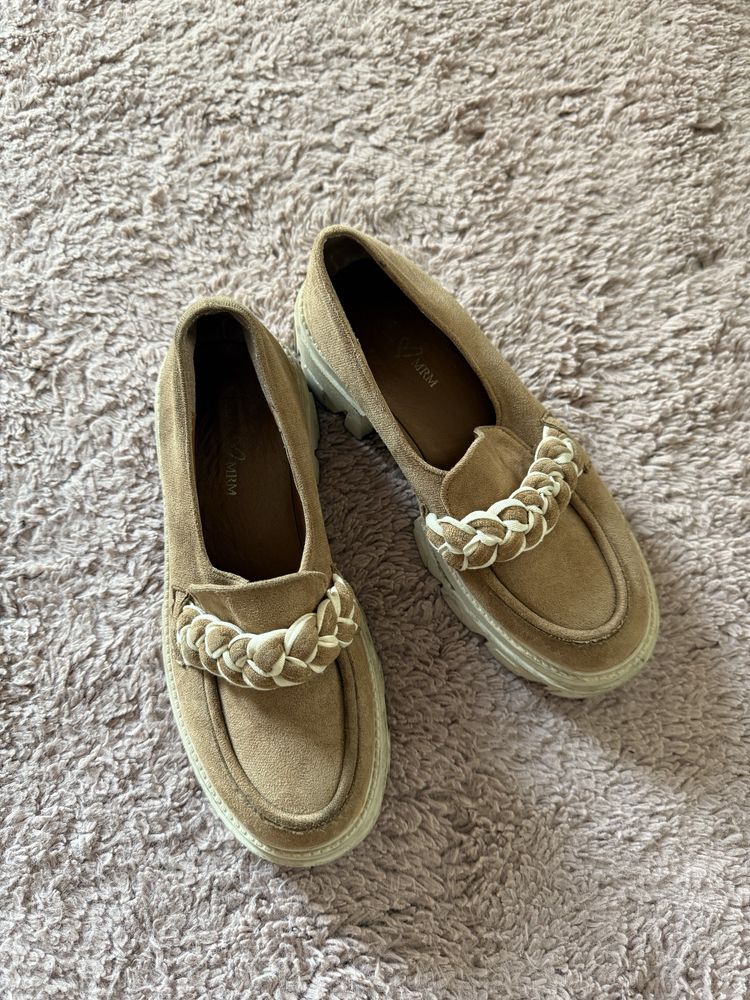 Buty DEEZEE mokasyny platforma