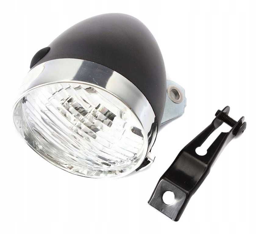 Lampa rowerowa przednia w stylu RETRO 3x Led * Video-Play Wejherowo