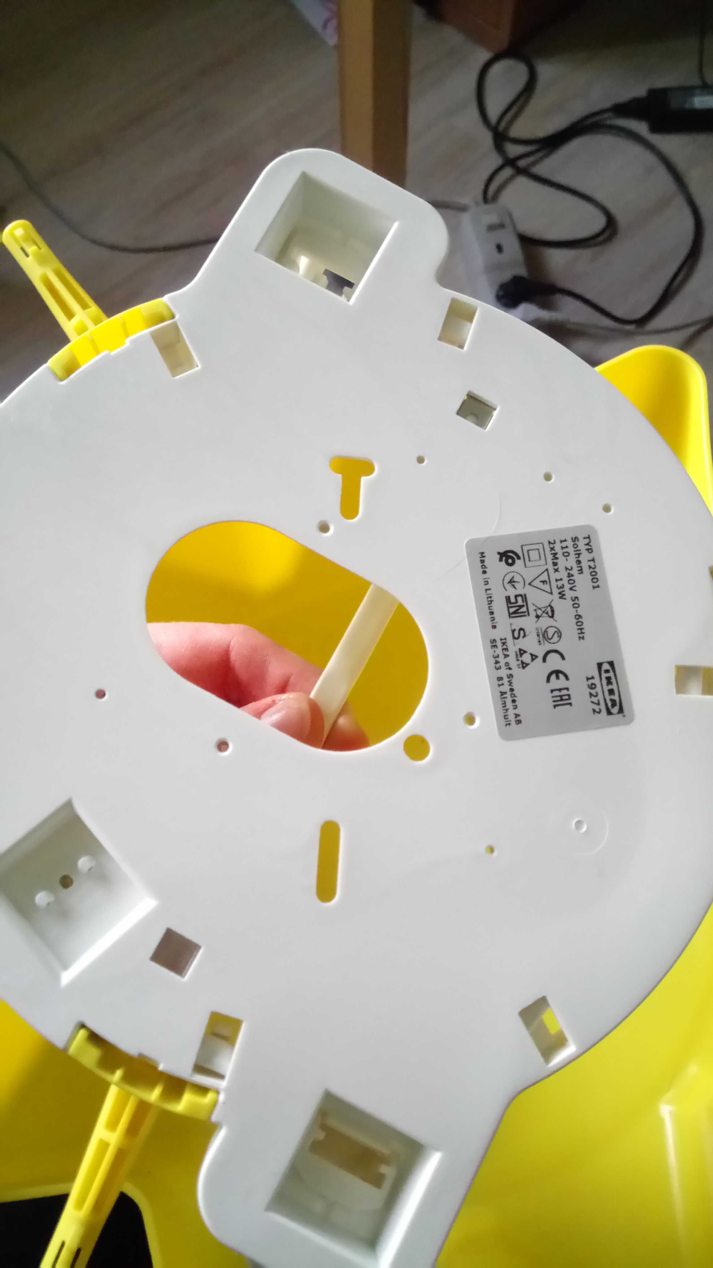 Lampa Ikea słońce