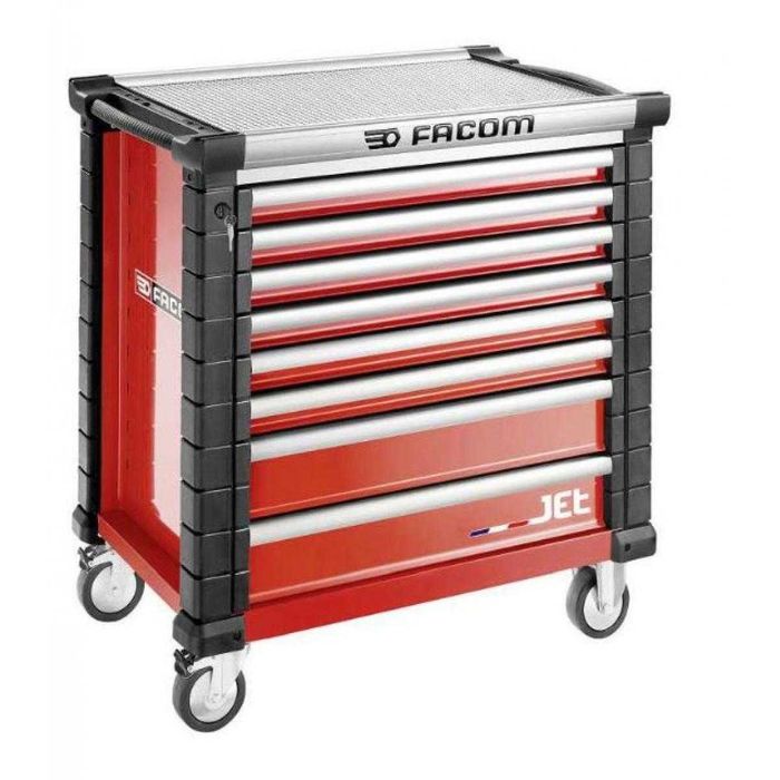 JET.8M4A / JET.8NM4A Wózek narzędziowy, 4 moduły na szuflade, Facom