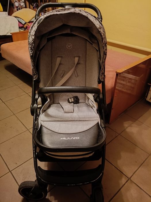 Wózek muuvo quick 2w1 plus foteliki, duży zestaw