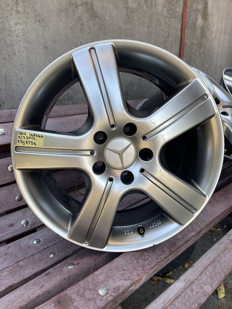 Литі диски r17 5/112 7,5j et56 mercedes ml gl мерседес мл гл