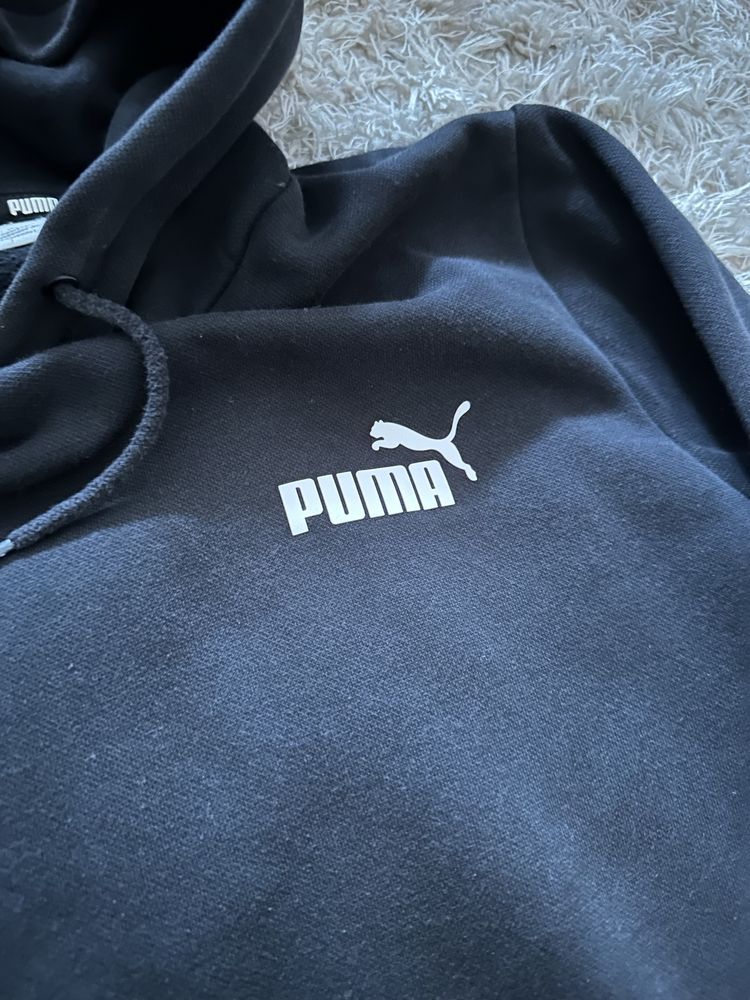 puma hoodie black