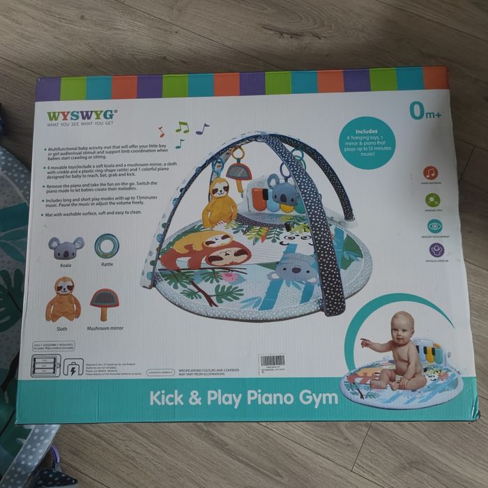 Mata edukacyjna Kick & Play Piano Gym