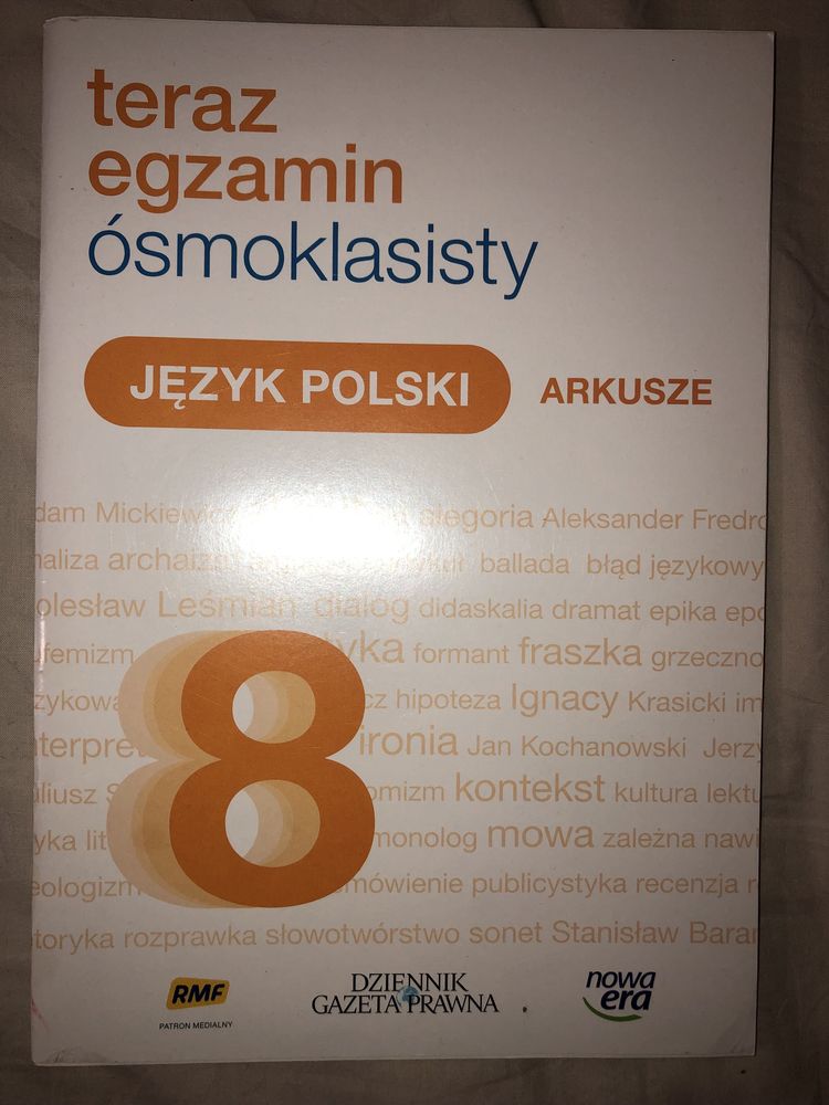 teraz egzamin ósmoklasisty język polski arkusze