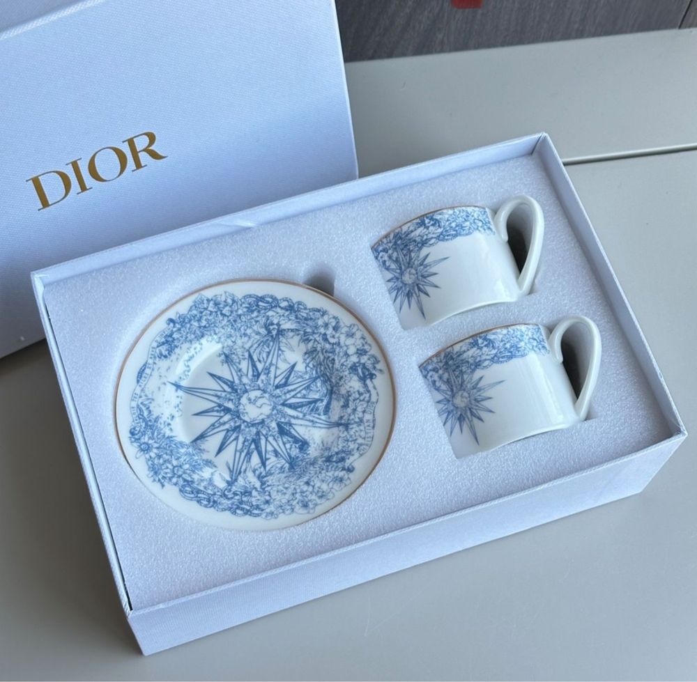 Набір чашок DIOR посуд фірмовий