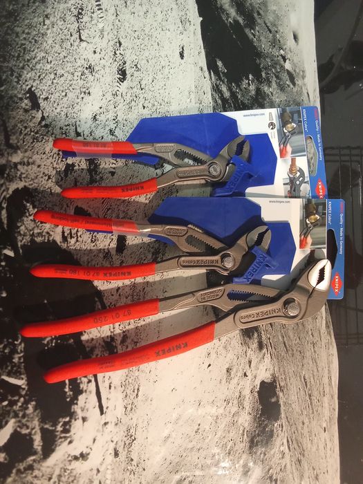 Knipex cobra zestaw trzech sztuk 150,180,250