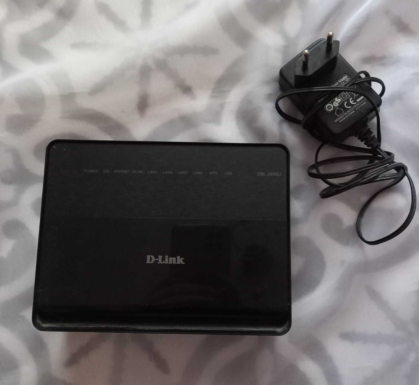 Маршрутизатор-Wi-Fi D-Link DSL-2650U б.в. ідеал.стан, робочий