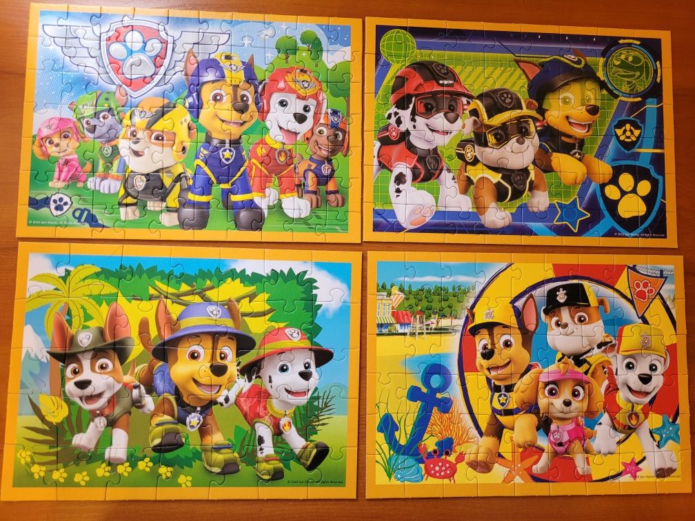 Zestaw puzzli Psi Patrol, Auta, Super Wings