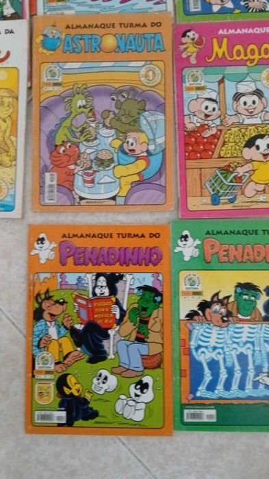 Turma da Mónica (Bidu,Louco,Tina,Astronauta,Penadinho,Piteco,etc)