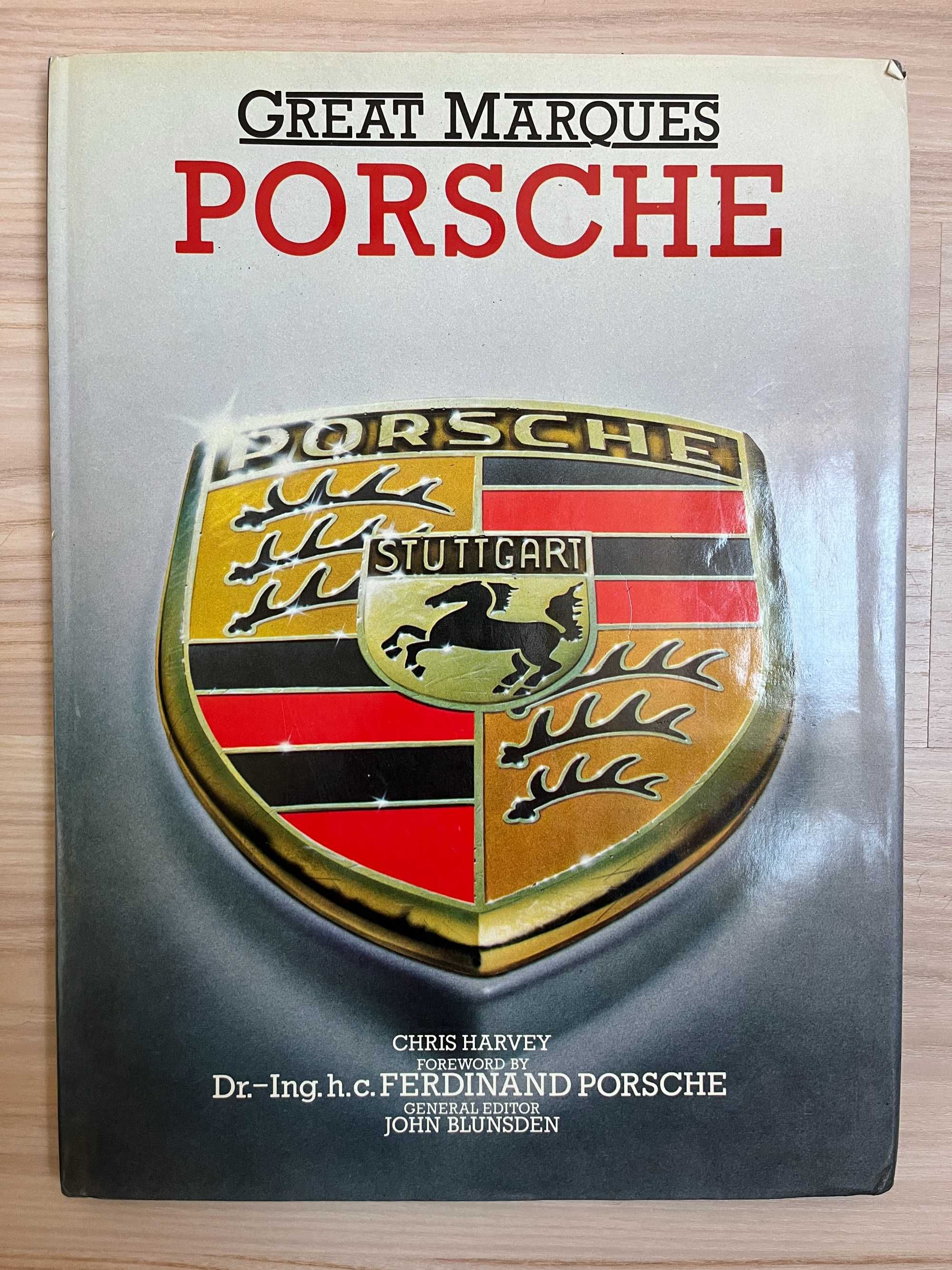 Książka dla fanów marki Porsche: GREAT MARQUES PORSCHE (1980r)