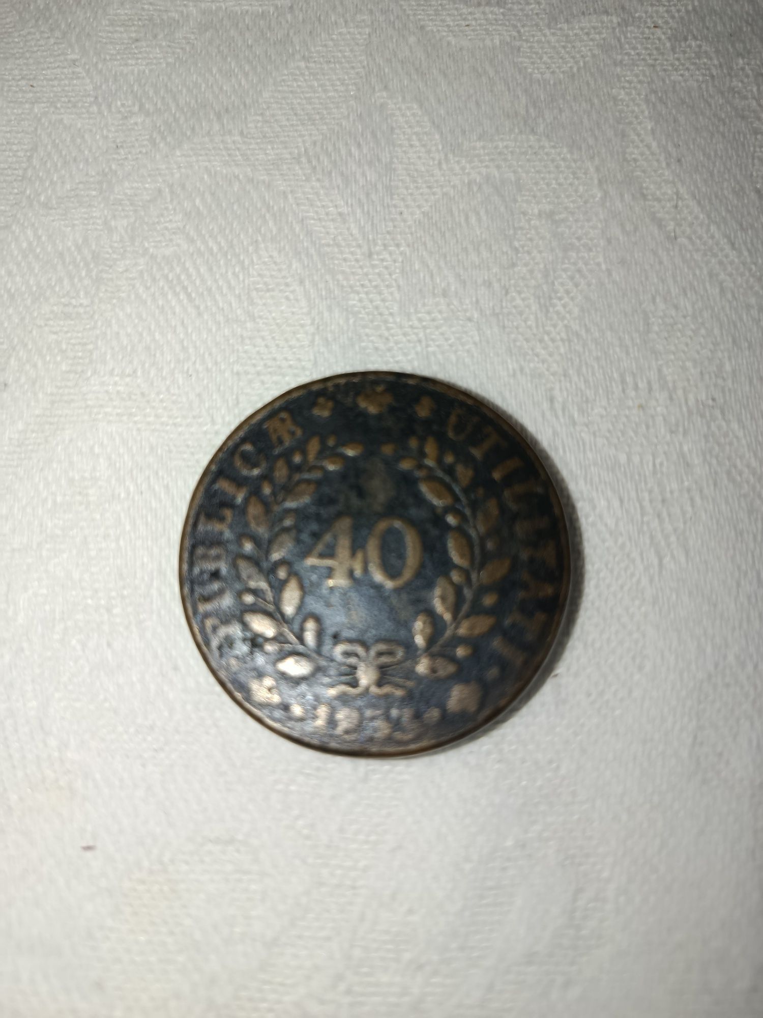 Moedas antigas monarquia/república