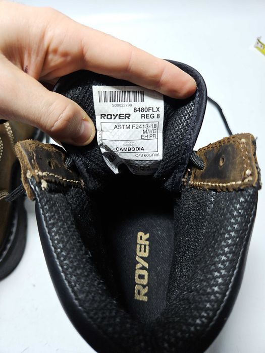 Buty robocze AMERYKAŃSKIE ROYER rozmiar 41 wkładka 27 cm