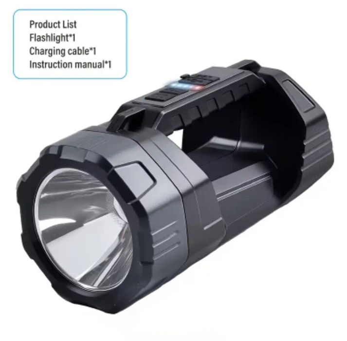 Latarka reflektorowa ładowana