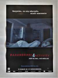 Plakat filmowy oryginalny - Paranormal Activity 4
