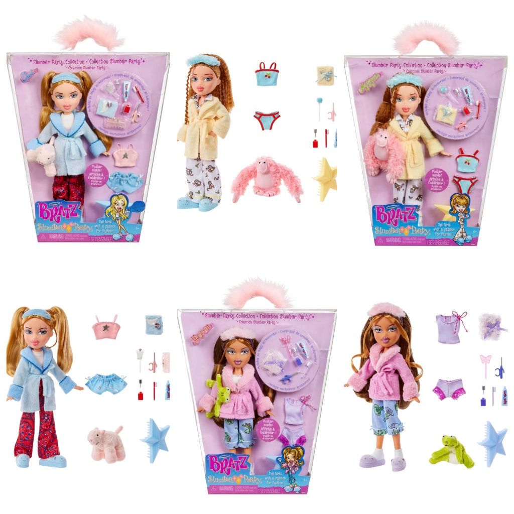 Лялька Братц піжамна вечірка Bratz Slumber Party Хлоя Мейган Жасмін