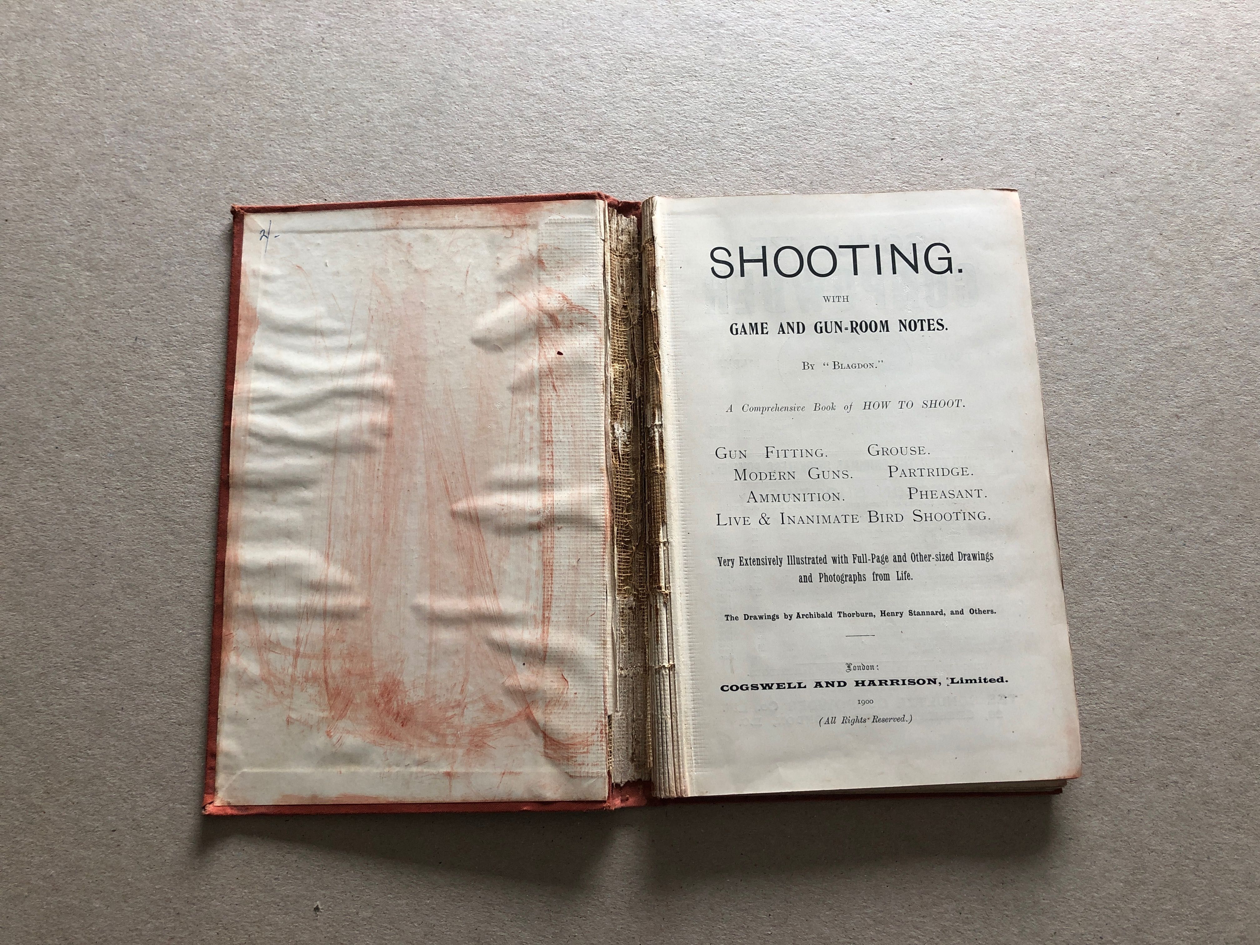 Shooting. With game and gun-room notes.