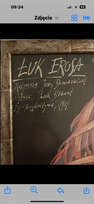 Plakat Pągowski luk Erosa