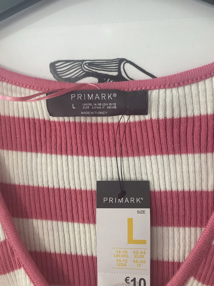 Sweter w paski z wiązaniem