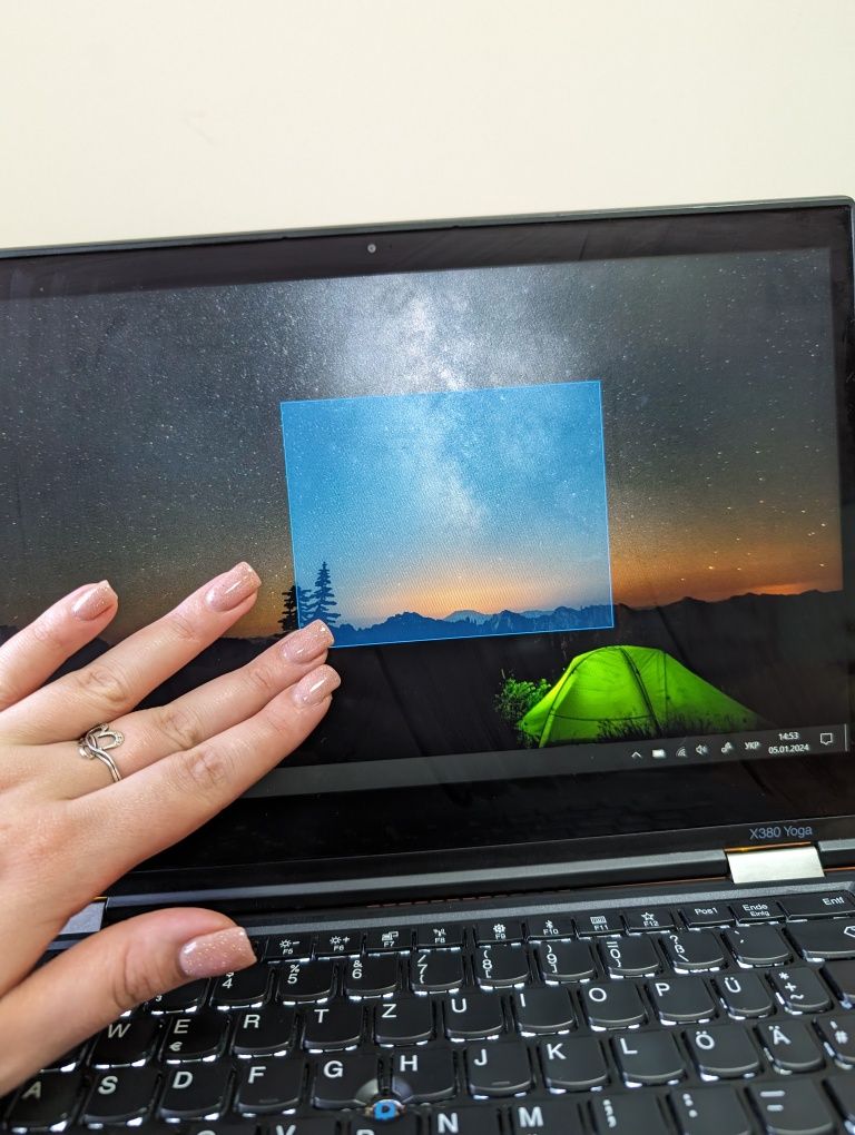 Сенсорний Ноутбук Lenovo ThinkPad X380 Yoga/і5/13.3/IPS/8/512/FullHD