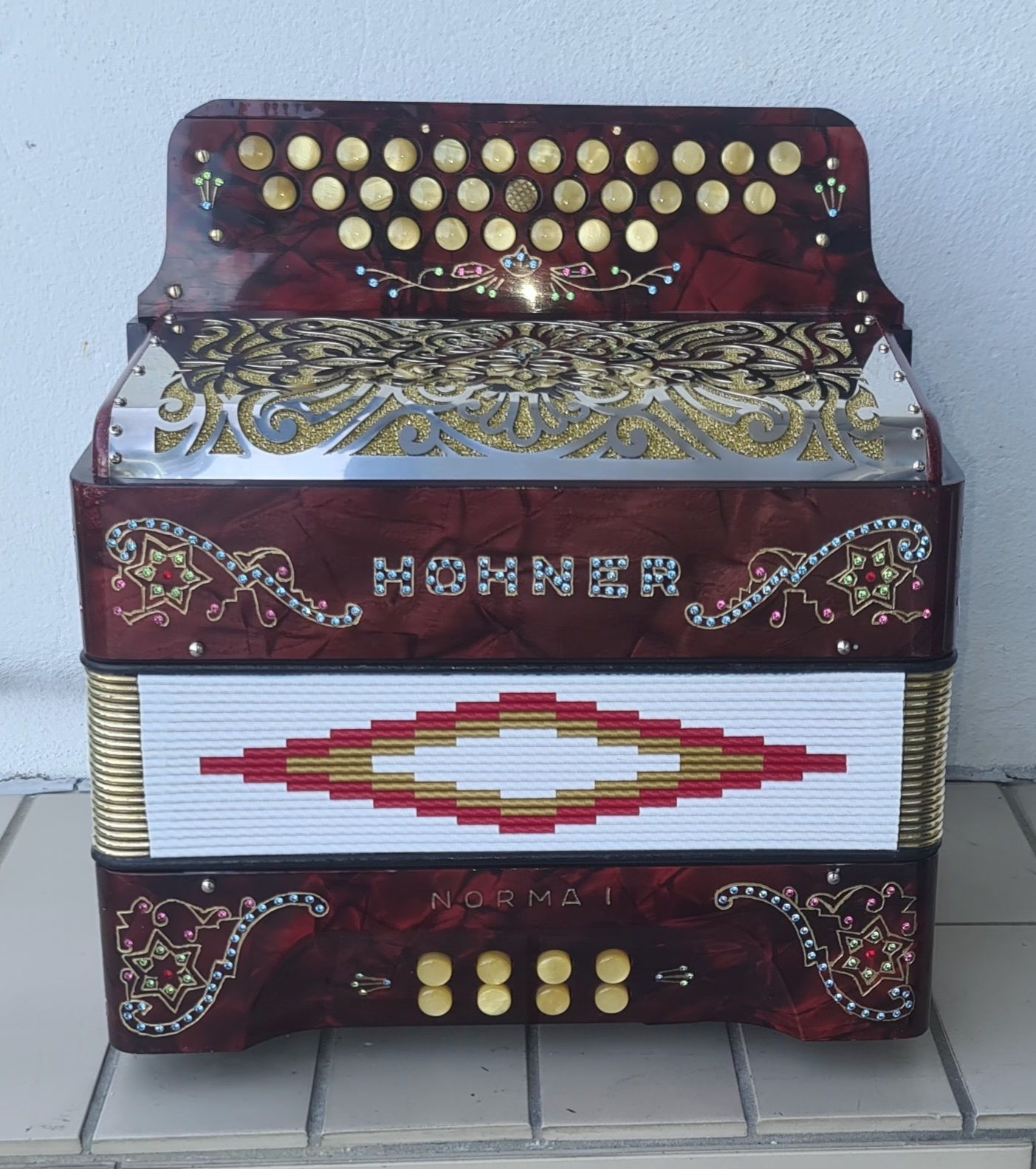 Concertina hohner 3 voz