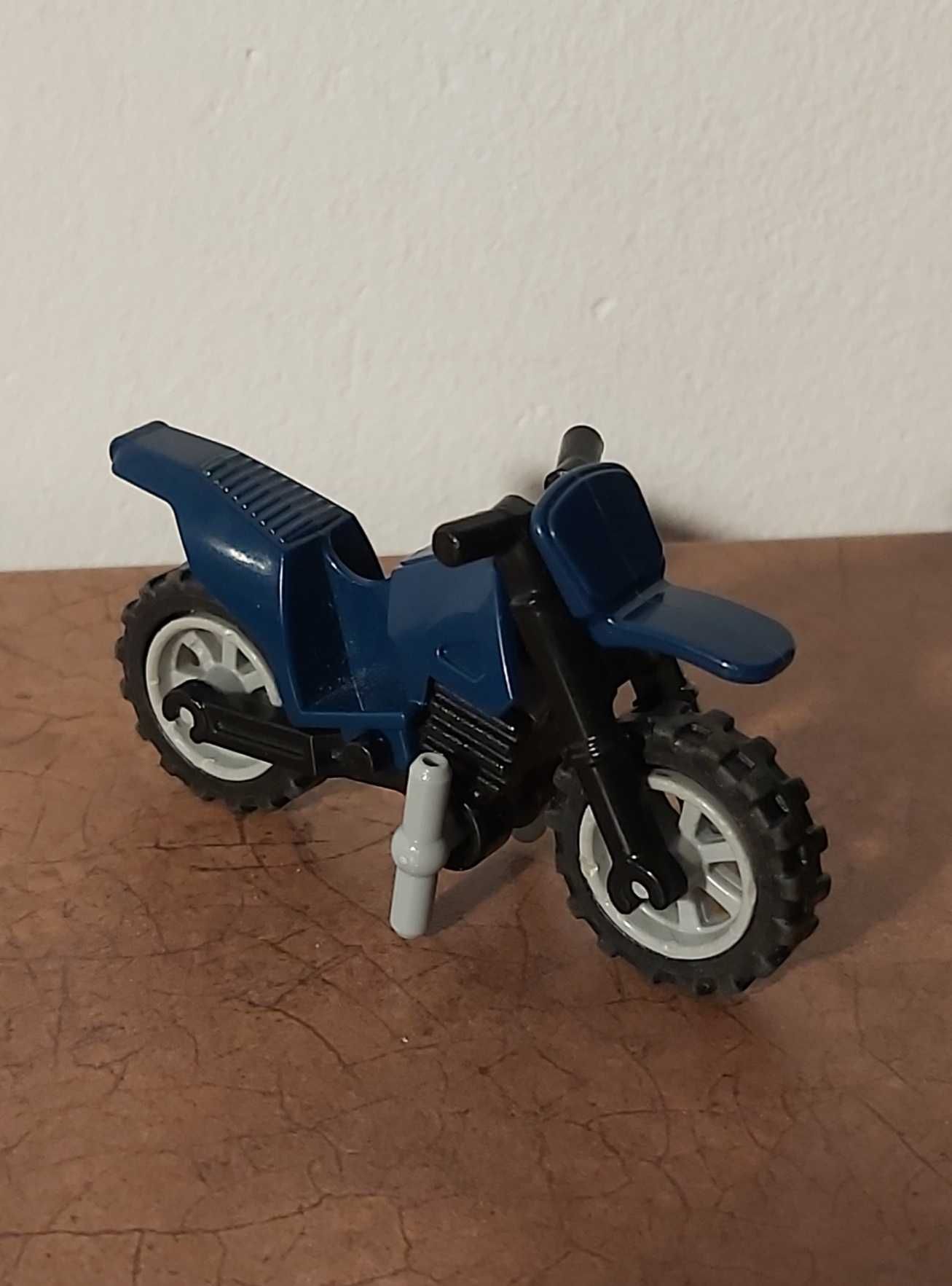 Lego City motocykl granatowy