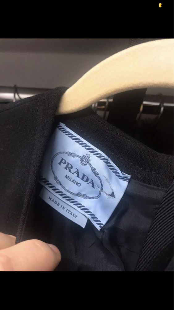 Czarna sukienka PRADA - nowa z metka