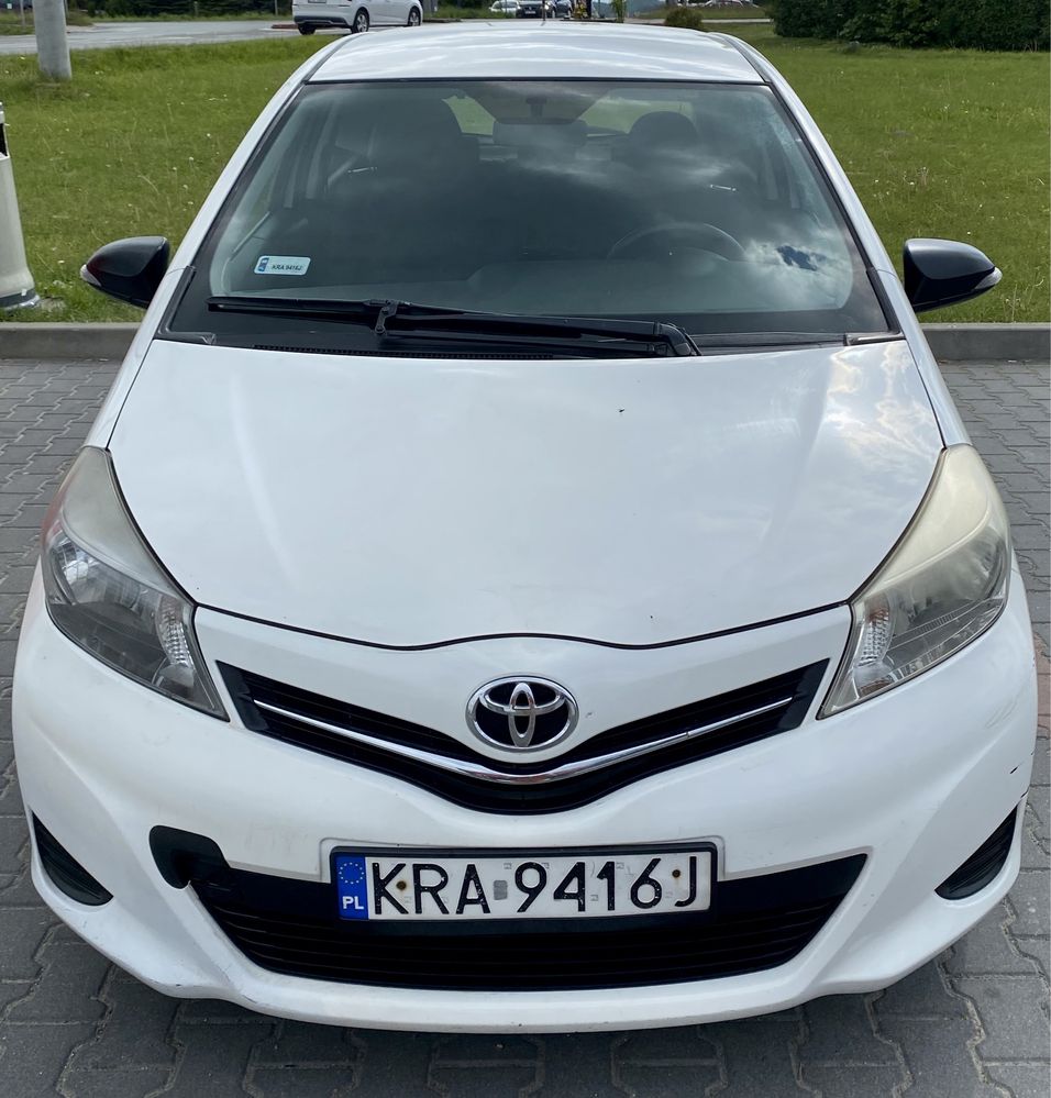 Toyota Yaris III 1.4 D4D  biała Kraków