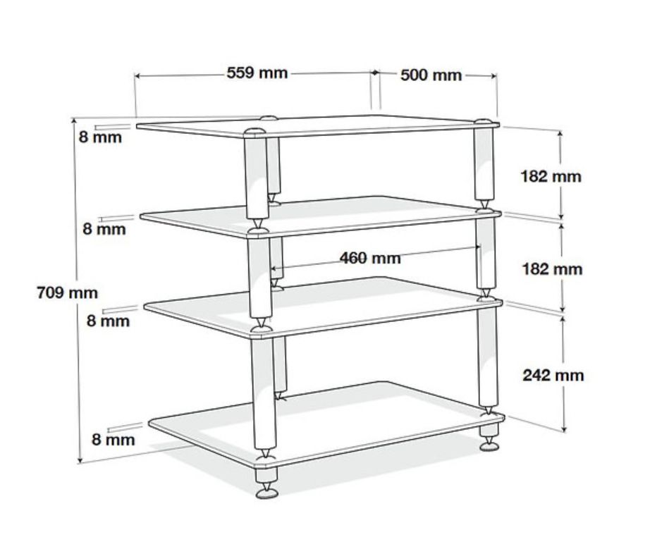 Rack / Movel HI FI Nordstone Bergen