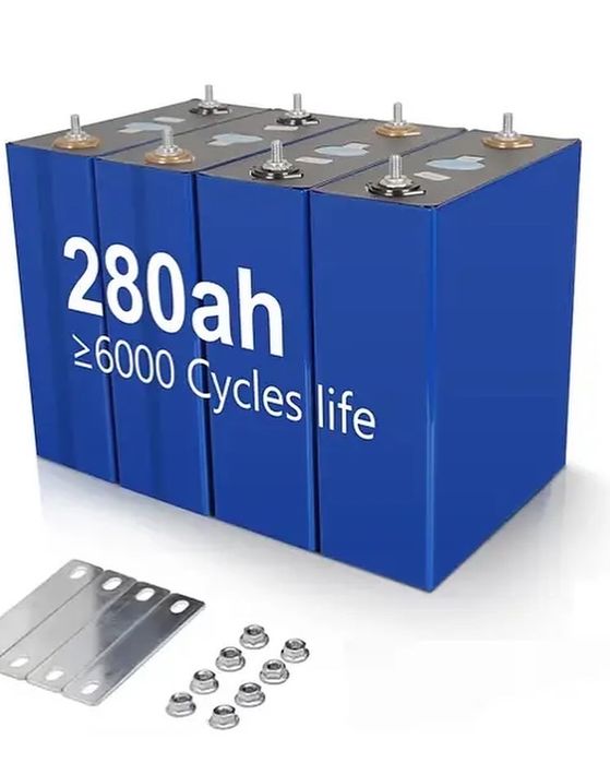 Ціна за 4 LiFePO4 3.2V 280Ah  Акумулятори EVE  ячейки акум 3,2v  АКБ