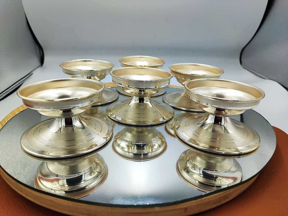 Komplet 6 świeczników,świecznik,vintage