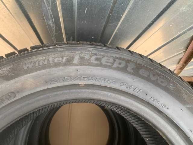 Opony zimowe 16  Hankook Winter i cept evo2   215 / 55 / 16
