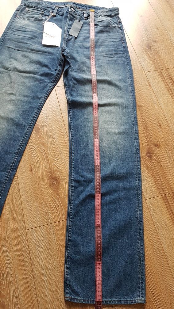 G-Star Raw 3301 relaxed straight jeans męskie spodnie dżinsy