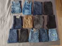 Zestaw spodni jeansowych  13 par 158, 164, 170, 32/30, 32/32