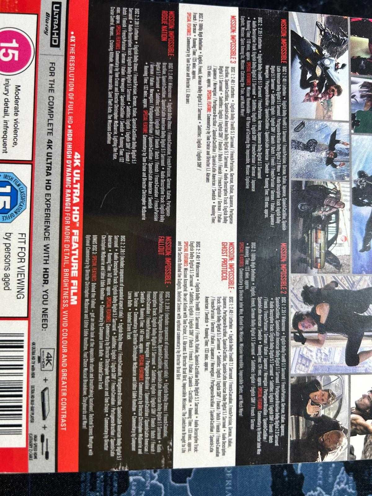 Mission: Impossible 1-6 [6 Blu-ray 4K] Kolekcja