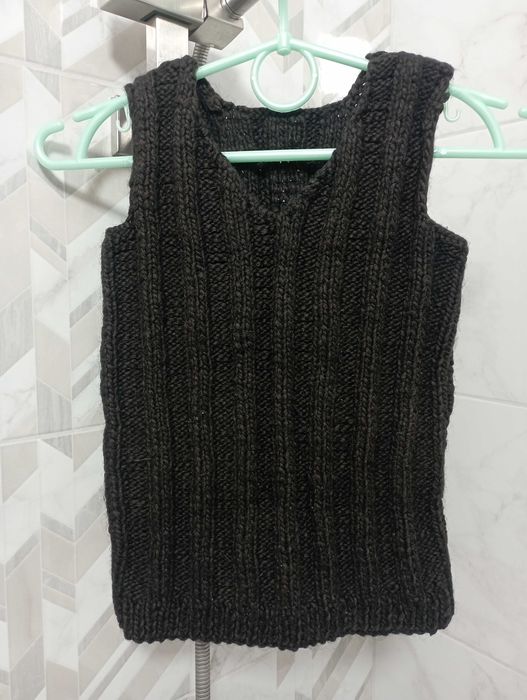 З добавкою шерсті тепленькі натуральні жилетки