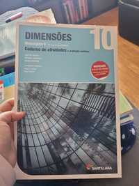 Caderno de ativades Matemática A Dimensões 10° ano