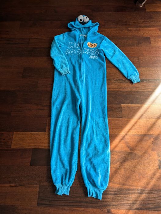 Onesie cookies monster , flaming