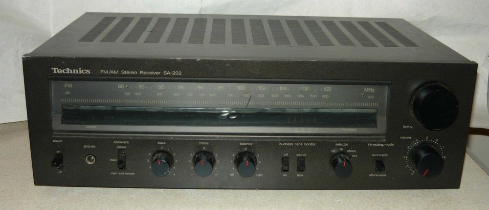 Technics Amplituner Radio wzmacniacz SA-202 PRL stary model SA202