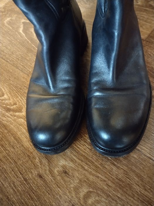 Шкіряні чоботи Gucci