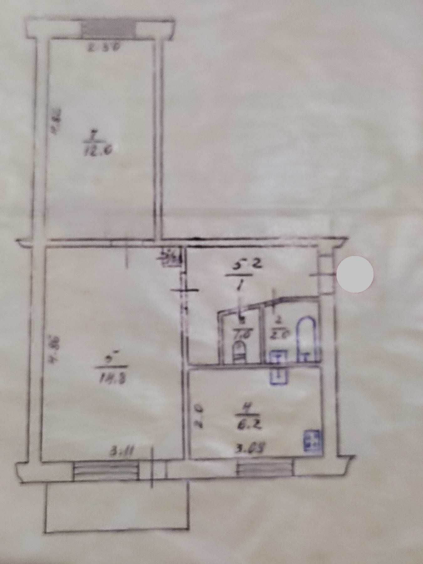 Продам 2-х комн. квартиру р-н. Кристалла