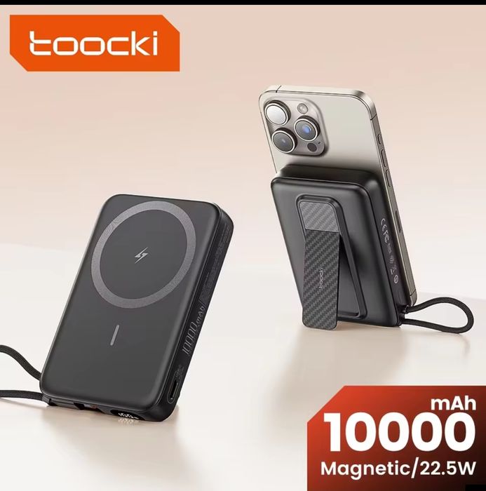 Магнітний павербанк Power Bank Toocki P03 10000mAh 22.5W