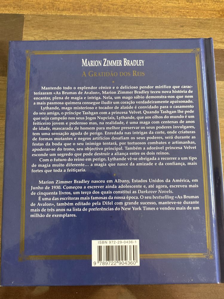 “A Gratidão dos Reis”, de Marion Zimmer Bradley