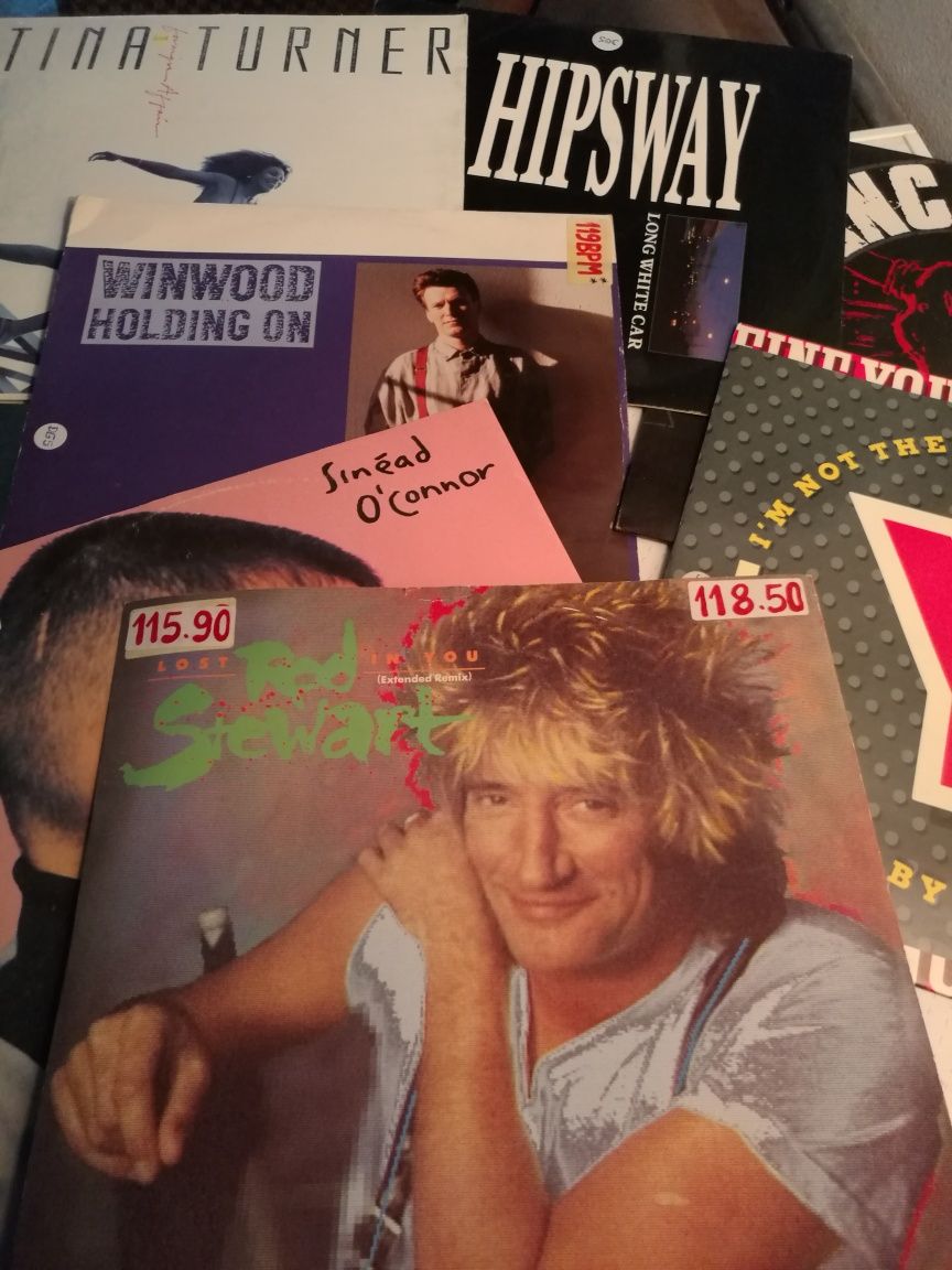 Maxi-singles vinil dos anos 80 e 90