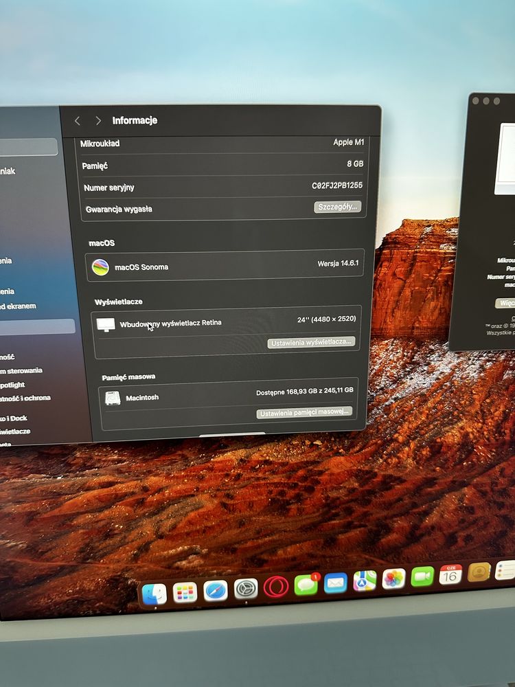 apple iMac 24 cale 2021 M1 niebieski