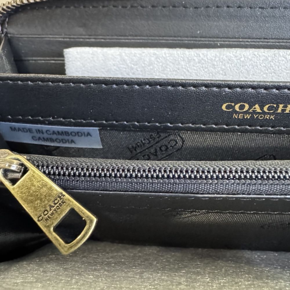 Coach чоловічій гаманець з брелком