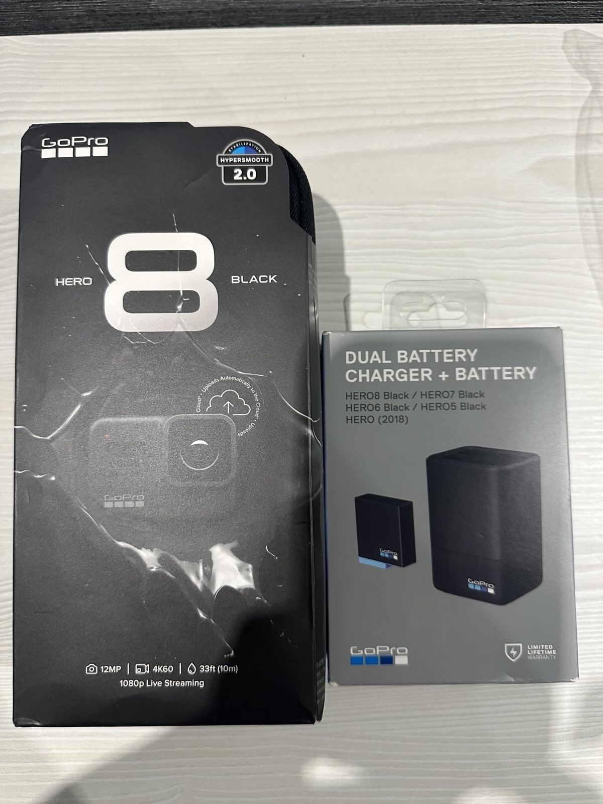 Екшн-камера GoPro  HERO 8 Black (CHDHX-802-RW) Нова! + доп. акумулятор