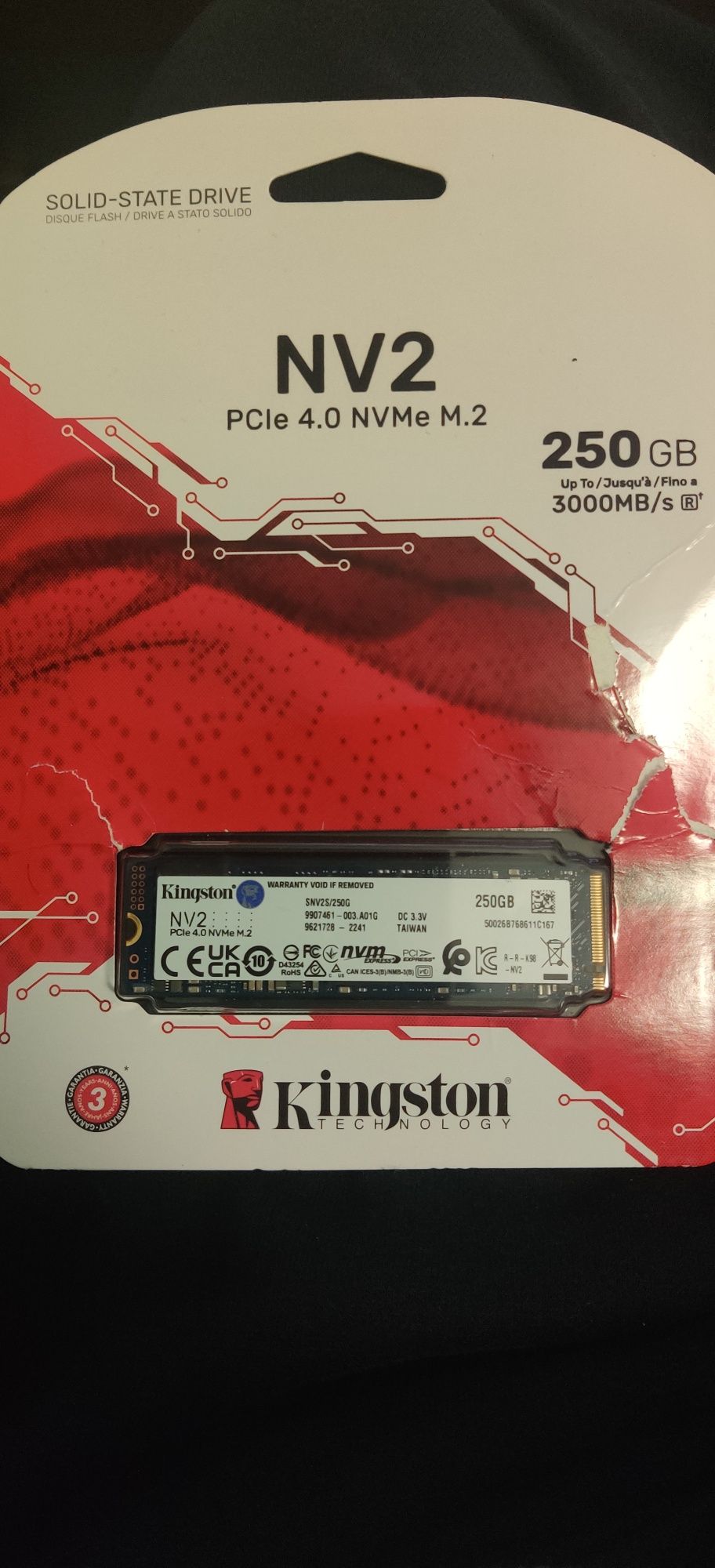 SSD M2 NVNE Kingston 250GB