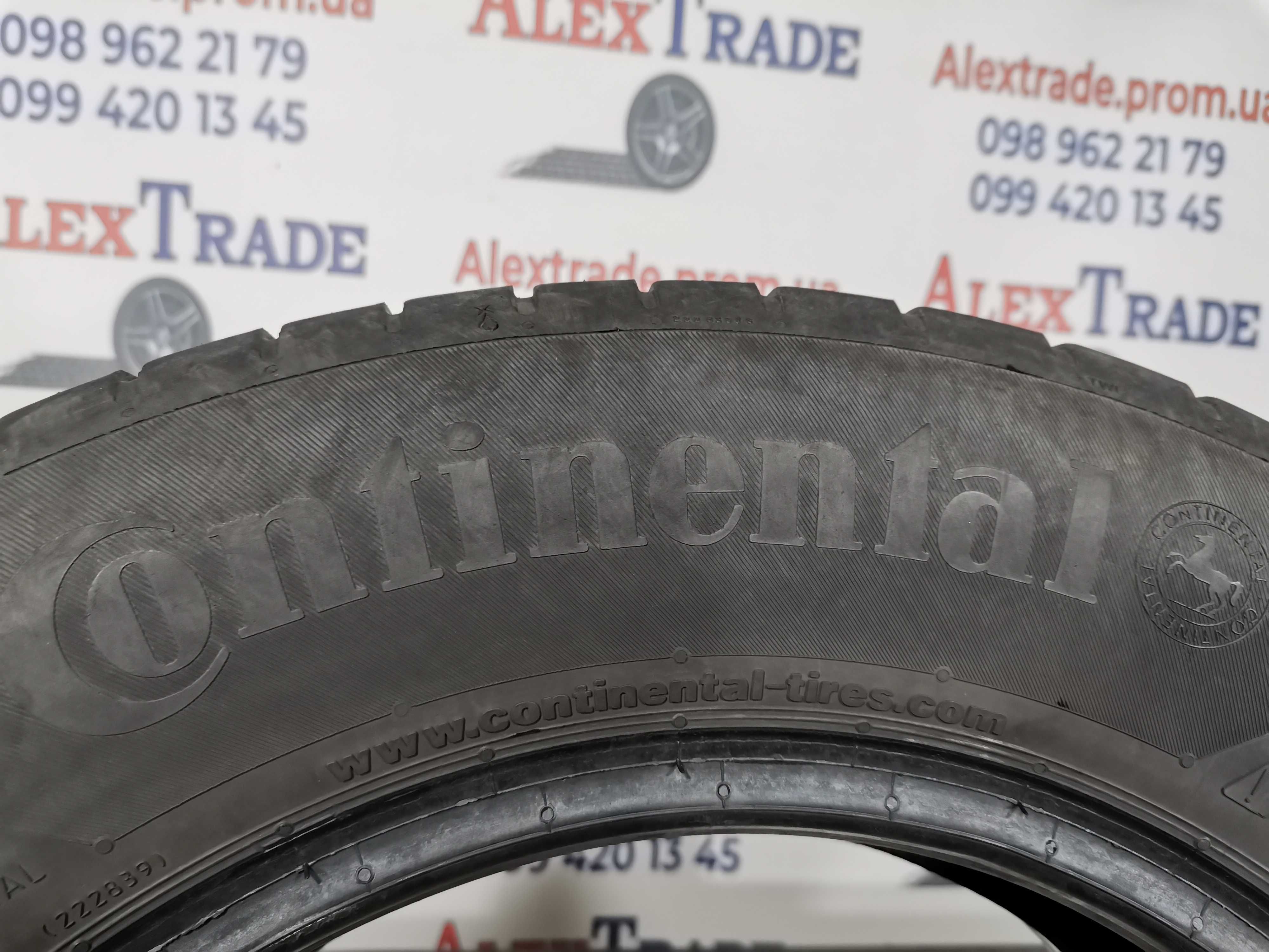 2 шт 185/70 R14 Continental ContiEcoContact 5 літні шини б/у, 2020 рік